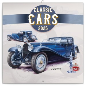 Lemeznapt�r Classic Cars ? V�clav Zapadl�k 2027, PLAstIC FREE, 30 � 30 cm