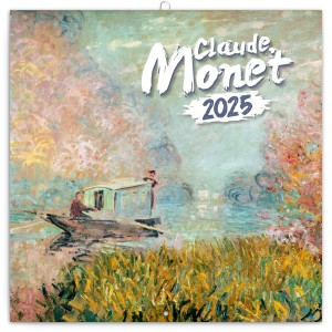 Lemeznapt�r Claude Monet 2027, 30 � 30 cm
