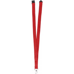 RPET nyakpánt, piros (nyakpánt, karpánt, badgetartó)