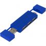 Mulan dual USB 2.0 hub, kék