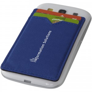 Dual RFID kártyatartó telefonra, kék (pénztárca)