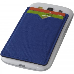 Dual RFID kártyatartó telefonra, kék (pénztárca)