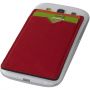 Dual RFID kártyatartó telefonra, piros