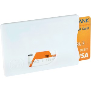 RFID bankkártya-védő, fehér (pénztárca)
