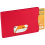 RFID bankkártya-védő, piros