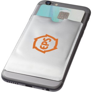 RFID kártyatartó telefonra, ezüst (pénztárca)