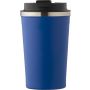 Duplafalú fedeles pohár, 380 ml, kék