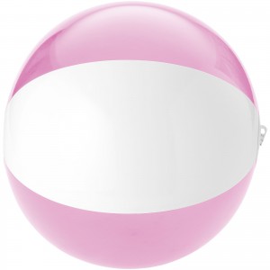Bondi strandlabda, rózsaszín/fehér (strandfelszerelés)