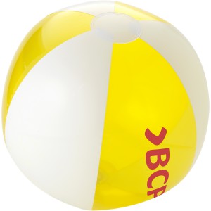 Bondi strandlabda, sárga/fehér (strandfelszerelés)
