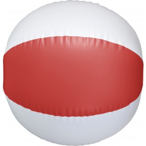 Strandlabda, piros/fehér (strandfelszerelés)