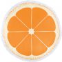 Kerek strandtörölköző, narancs