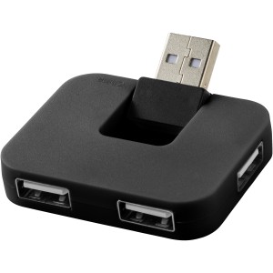 Gaia 4 portos USB eloszt, fekete (vezetk, eloszt, adapter, kbel)