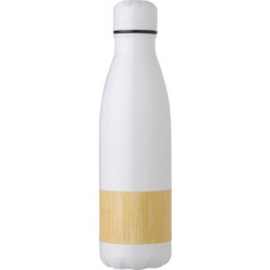 Rozsdamentes acél palack, 700 ml, fehér (vizespalack)