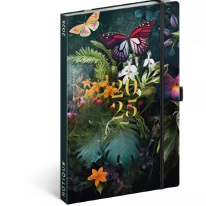 Heti agenda Butterfly 2025, 13 x 21 cm (naptr)