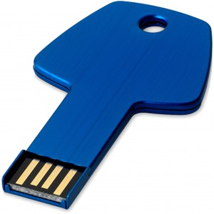 Kulcs pendrive, sötétkék (raktári) (pendrive)
