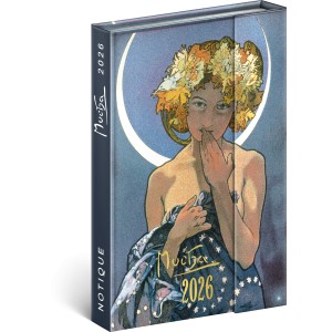 M�gnessel z�r�d� agenda Alphonse Mucha 2027, 11 � 16 cm