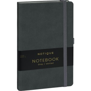 Notebook Gray, dotted, 13 � 21 cm
