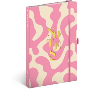 Notesz Pink, lined, 13 � 21 cm