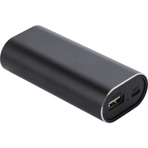 Powerbank flhallgatval, fekete (flhallgat, fejhallgat)