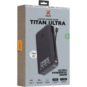 Xtorm XB403 Titan Ultra laptop powerbank, 27.000 mAh, fekete (powerbank)
