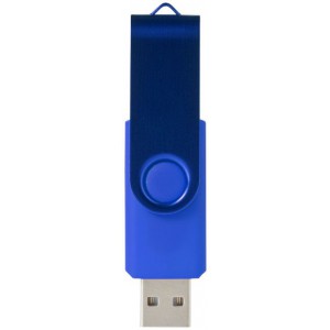 Rotate Metalic pendrive, középkék (raktári) (pendrive)