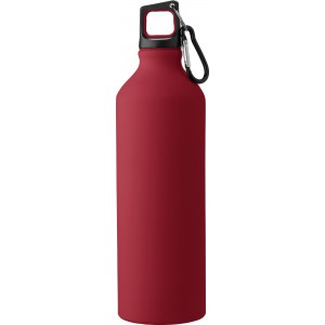 Alumnium palack, 800 ml, piros (sportkulacs)